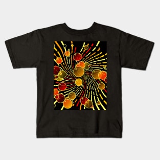 Bubbles on vortex Kids T-Shirt